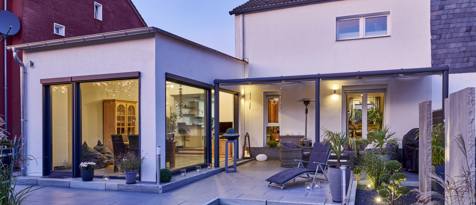 Hausanbau mit Flachdach in Velbert
